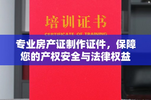 铜仁专业房产证制作证件，保障您的产权安全与法律权益